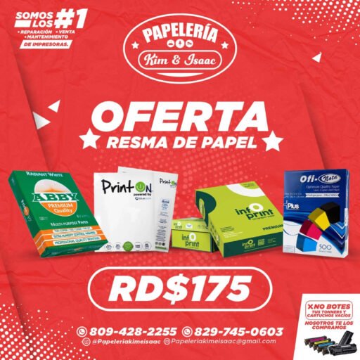 Oferta Papel Bond Carta