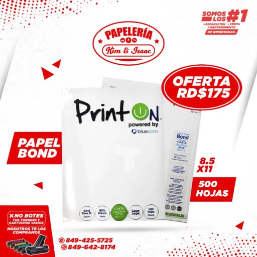 Papel Bond Print-On