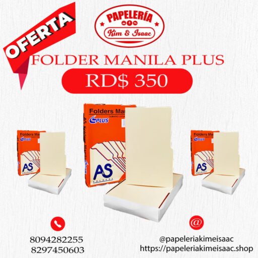 Folders Manila Tamaño Carta